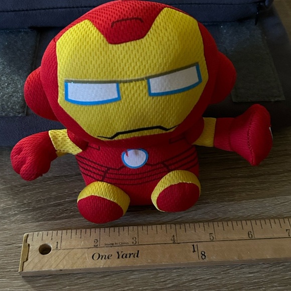 TY Beanie Baby Iron Man Marvel Plush 6 inch Stuffed Animal Collectible Toy - Picture 7 of 7
